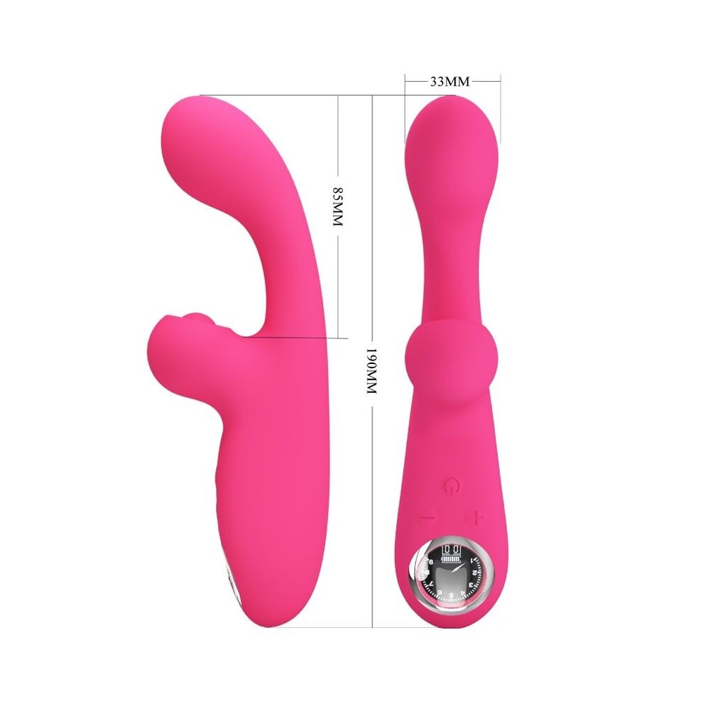 PRETTY LOVE - SKYLAR PINK STIMULATOR VIBRATOR