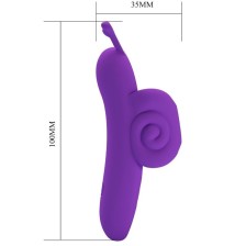 PRETTY LOVE - SNAIL POWERFUL PURPLE FINGER STIMULATOR