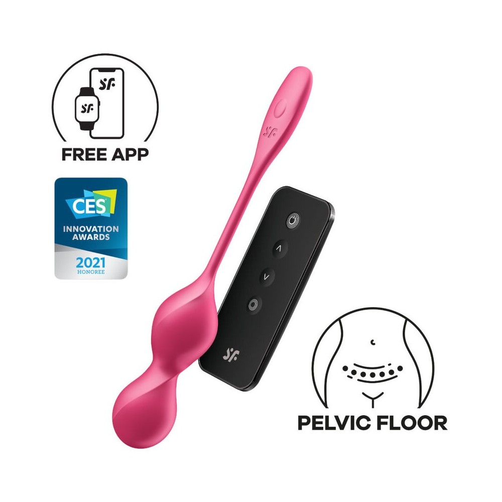 SATISFYER - LOVE BIRDS 2 SFERE KEGEL VIBRANTI + APP GRATUITA