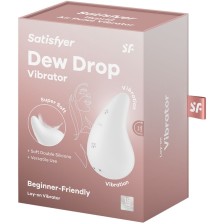 SATISFYER - DEW DROP VIBRATOR AUFLEGEN WEISS