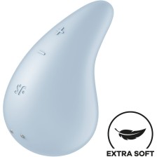 SATISFYER - DEW DROP VIBRATOR AUFLEGEN BLAU