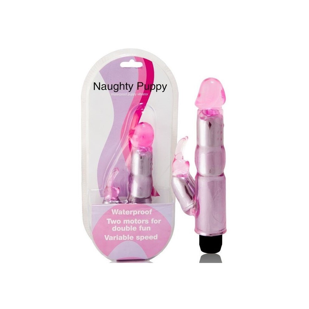 BAILE - VIBRADOR COM ESTIMULADOR ROSA AJUSTVEL