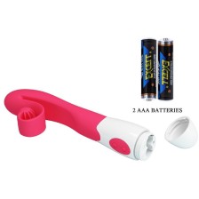 ROMANCE - VIBRADOR E ESTIMULADOR 30 VELOCIDADES COR-DE-ROSA