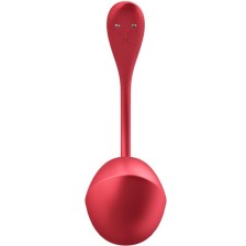 SATISFYER - SHINY PETAL ESTIMULADOR DE CONTROLE REMOTO G POINT VERMELHO APLICATIVO GRATUITO