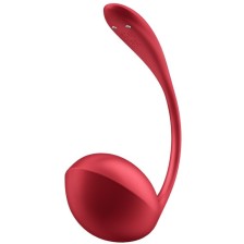 SATISFYER - SHINY PETAL ESTIMULADOR DE CONTROLE REMOTO G POINT VERMELHO APLICATIVO GRATUITO