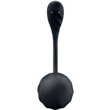 SATISFYER - RIBBED PETAL STIMOLATORE PUNTO G TELECOMANDO NERO APP GRATUITA