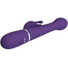 PRETTY LOVE - DEJON RABBIT VIBRATOR 3 IN 1 MULTIFUNKTIONS-LILA