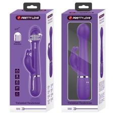 PRETTY LOVE - DEJON VIBRADOR COELHO 3 EM 1 MULTIFUNO ROXO