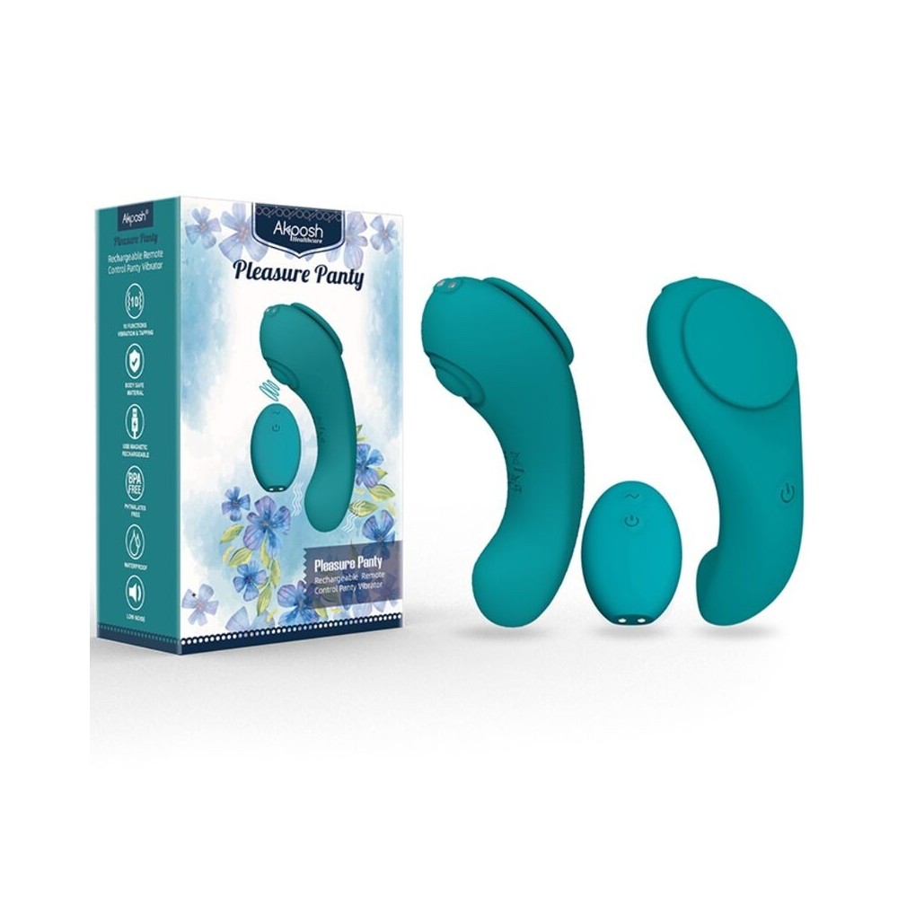 ARMONY - PLEASURE PANTY VIBRATEUR TÉLÉCOMMANDE 3 VITESSES VERT