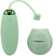 ARMONY - KITTY FUN EGG VIBRADOR CONTROLE REMOTO 10 VIBRAÇÕES VERDE