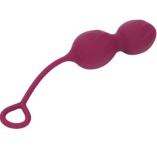 ARMONY - BLOSSOMS VAGINAL DUMBBELL VIBRAÇÃO CONTROLE REMOTO 10 VIBRAÇÕES VERMELHO ESCURO