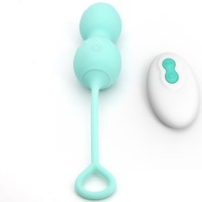 ARMONY - BLOSSOMS VAGINAL DUMBBELL VIBRATION REMOTE CONTROL 10 VIBRATIONS GREEN