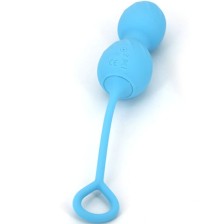 ARMONY - BLOSSOMS VAGINAL DUMBBELL VIBRAÇÃO CONTROLE REMOTO 10 VIBRAÇÕES AZUL