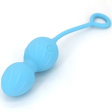 ARMONY - BLOSSOMS VAGINAL DUMBBELL VIBRATION REMOTE CONTROL 10 VIBRATIONS BLUE