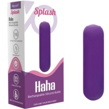 ARMONY - SPLASH HAHA VIBRATOR BULLET SILICONE 10 VIBRATIONS 75 X 19 CM PURPLE