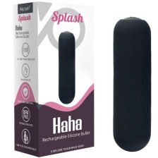 ARMONY - SPLASH HAHA VIBRATOR BULLET SILICONE 10 VIBRATIONS 75 X 19 CM BLACK