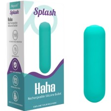 ARMONY - SPLASH HAHA VIBRATOR BULLET SILICONE 10 VIBRATIONS 75 X 19 CM GREEN