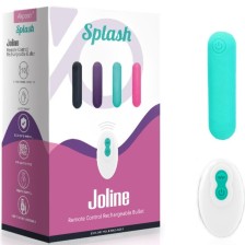 ARMONY - SPLASH JOLINE VIBRATEUR BULLET TÉLÉCOMMANDE EN SILICONE 10 VIBRATIONS 65 X 15 CM VERT