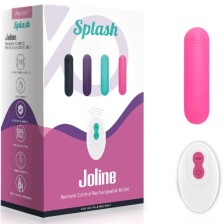 ARMONY - SPLASH JOLINE VIBRATOR BULLET SILICONE REMOTE CONTROL 10 VIBRATIONS 65 X 15 CM PINK