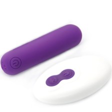 ARMONY - SPLASH JOLINE VIBRADOR BALA SILICONE CONTROLE REMOTO 10 VIBRAÇÕES 65 X 15 CM ROXO