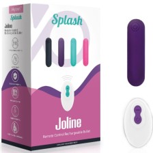 ARMONY - SPLASH JOLINE VIBRADOR BALA SILICONE CONTROLE REMOTO 10 VIBRAÇÕES 65 X 15 CM ROXO