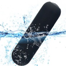 ARMONY - SPLASH JOIE VIBRADOR BULLET SILICONE CONTROLE REMOTO 10 VIBRAÇÕES 75 X 19 CM PRETO