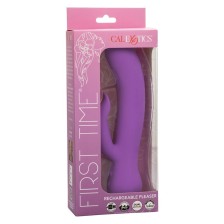 CALEXOTICS - FIRST TIME VIBRADOR PLEASER RECARREGÁVEL ROXO