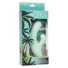 CALEXOTICS - PACIFICA FIJI VIBRADOR E ESTIMULADOR PONTO G 10 VIBRAÇÕES AQUA