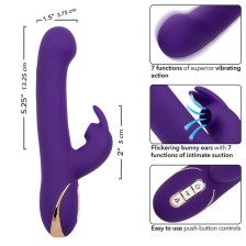 CALEXOTICS - JACK RABBIT VIBRATOR & STIMULATOR 7 VIBRATIONEN UND SAUGMODUS BLAU