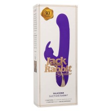 CALEXOTICS - JACK RABBIT VIBRADOR E ESTIMULADOR 7 VIBRAÇÕES E MODO DE SUCÇÕES AZUL