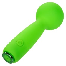 CALEXOTICS - NEON VIBES THE BUBBLY VIBE MINI MASSAGER 10 VIBRATIONS GREEN