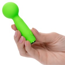 CALEXOTICS - NEON VIBES THE BUBBLY VIBE MINI MASSAGER 10 VIBRATIONS GREEN