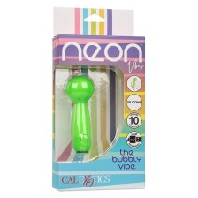 CALEXOTICS - NEON VIBES THE BUBBLY VIBE MINI-MASSAGER 10 VIBRATIONEN GRÜN