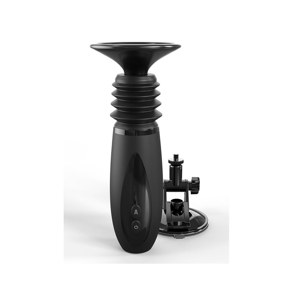 FETISH FANTASY SERIES - BODY DOCK THRUSTER DILDO CLAMP WITH 7 PUSH MODES BLACK