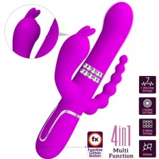 PRETTY LOVE - CAMMY TRIPLE VIBRATEUR MULTIFONCTION 4 EN 1 ROSE