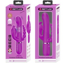 PRETTY LOVE - CAMMY VIBRADOR TRIPLO MULTIFUNCIONAL 4 EM 1 ROSA