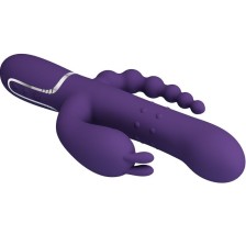 PRETTY LOVE - CAMMY TRIPLE VIBRATEUR MULTIFONCTION 4 EN 1 VIOLET