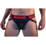 MACHO - MX26X2 JOCK PRETO/VERMELHO XL