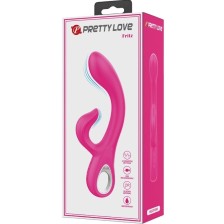 PRETTY LOVE - FRITZ RABBIT VIBRATOR 12 VIBRATIONS PINK