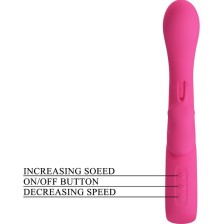 PRETTY LOVE - NOVAK RABBIT VIBRATOR 12 VIBRATIONEN ROSA