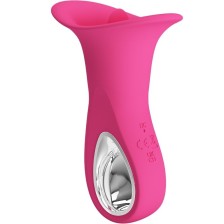 PRETTY LOVE - CLYDE VIBRATEUR ORAL LANGUE VIBRANTE 12 VIBRATIONS ROSE