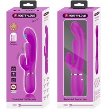 PRETTY LOVE - SHANIA VIBRATORE TRIPLO CONIGLIO MULTIFUNZIONE ROSA