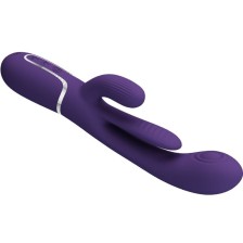 PRETTY LOVE - SHANIA TRIPLE RABBIT VIBRADOR MULTIFUNCIONAL ROXO