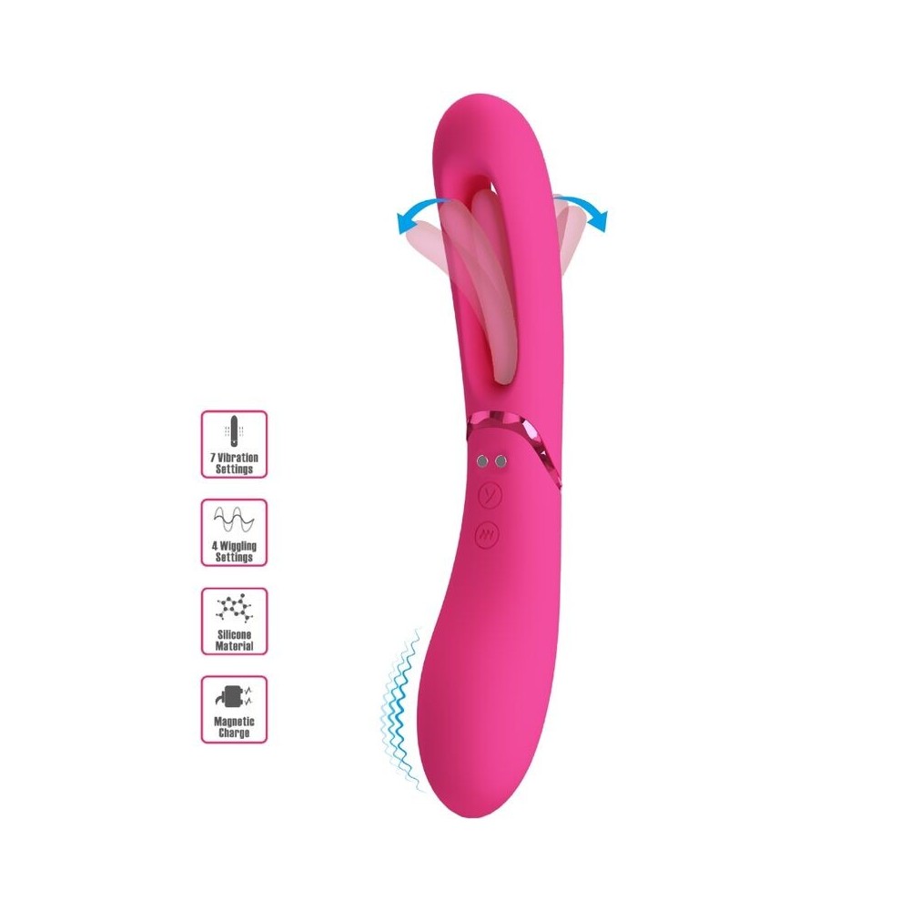 ROMANCE - VIBRADOR LEXIE G-SPOT 7 VIBRAÇÕES ROSA