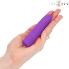 INTENSE - SYMONE USB RECARREGÁVEL VIBRATÓRIA BULLET 8 VIBRAÇÕES ROXO 10 X 2,2 CM