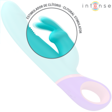 INTENSE - MONICA RABBIT VIBRATOR MIT ROTIERENDEM G-SPOT-STIMULATOR BLAU