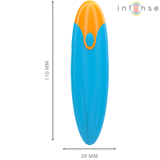 INTENSE - MIKE VIBRATING BULLET 10 VIBRAÇÕES CONTROLE REMOTO AZUL