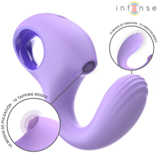 INTENSE - BAXTER VIBRADOR E ESTIMULADOR VIOLETA CONTROLE REMOTO