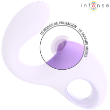 INTENSE - BAXTER VIBRADOR E ESTIMULADOR VIOLETA CONTROLE REMOTO