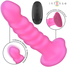 INTENSE - CINDY VIBRATORE TAGLIA L DESIGN A SPIRALE 10 VIBRAZIONI TELECOMANDO ROSA